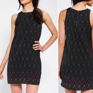 Staring At Stars UO Geo Boho Print Shift Dress XS Urvan Outfitters